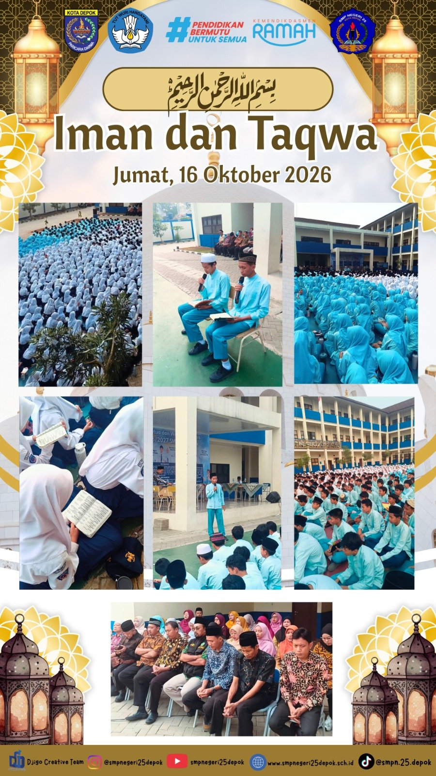 Kegiatan Keagamaan  – Iman dan Taqwa